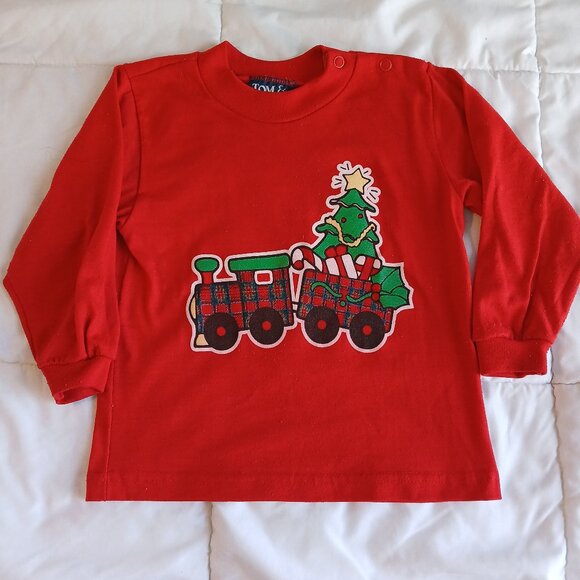 Christmas Long Sleeve t-shirt 2-3T Unisex - Picture 1 of 4